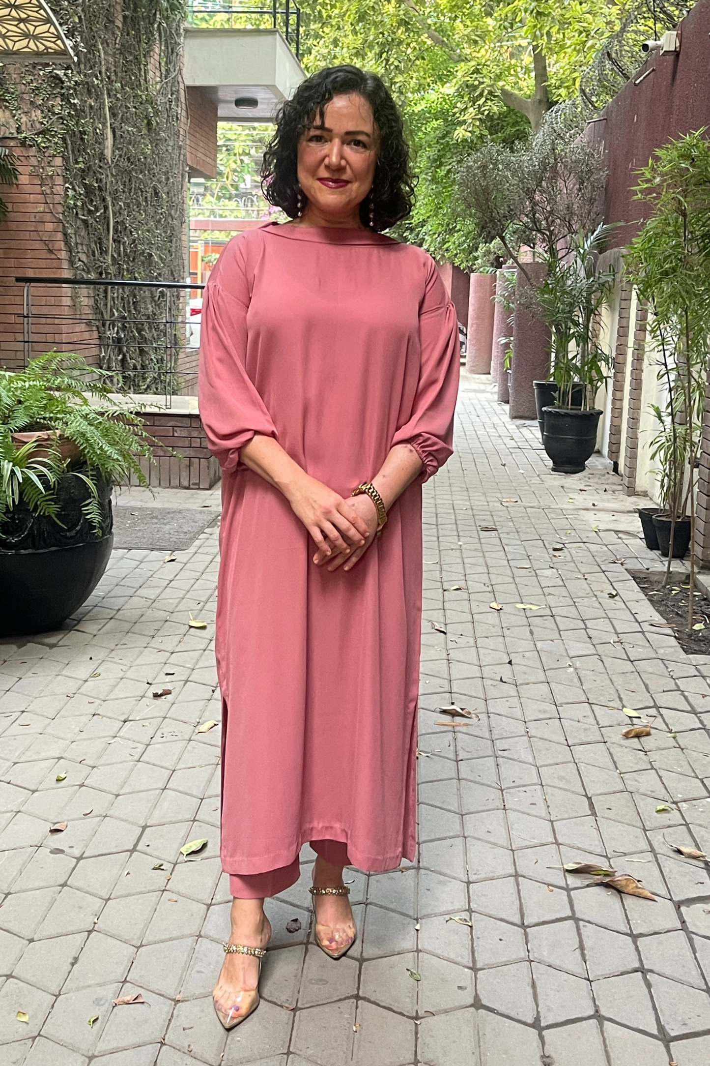 Nude Pink Kaftan