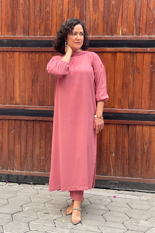 Nude Pink Kaftan